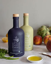 Load image into Gallery viewer, High Mountain Organic EVOO | Little Gypsy Farms Estate Grown Greek Extra Virgin Olive Oil | 5x High Polyphenols | Small Batch | First Cold-Pressed | NYIOOC Gold Award | Product Of Greece | 500ml