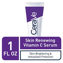 Load image into Gallery viewer, CeraVe Vitamin C Serum with Hyaluronic Acid | Skin Brightening Serum for Face with 10% Pure Vitamin C | Fragrance Free | 1 Fl. Oz