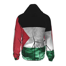 Load image into Gallery viewer, Palestine Flag Print Hoodies Kids 3D Print Sweatshirts Long Sleeve Pullover Hoodies with Pocket for Teen Boys and Girls Black