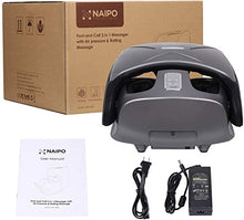 Load image into Gallery viewer, Naipo Foot and Calf Massager Foldable Machine Shiatsu Rolling Tapping and Air Compression Feet Massage with Heat, Leg Beautician Massager