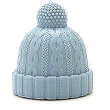 Load image into Gallery viewer, Beanie Cap Decorative Silicone Bottle Stopper in a gift box, Set of Two, Novelty Cork Replacement, Beverage and wine Keeper, champagne bottle stoppers (Blue & Grey)