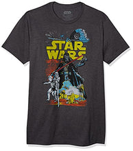 Load image into Gallery viewer, Star Wars Men's Rebel Classic Graphic T-Shirt, charcoal heather, Small