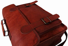 Load image into Gallery viewer, Vintage Couture 18 Inch Genuine Business Leather Laptop Messenger Bag