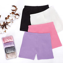Load image into Gallery viewer, Hollhoff 8 Pack Girls Dance Shorts Bike Shorts 6-7t Breathable and Safety Active Under Dress Shorts for Playgrounds Yoga and Gymnastics