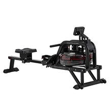 Load image into Gallery viewer, Sunny Health & Fitness Water Rowing Machine Rower w/LCD Monitor - Obsidian SF-RW5713