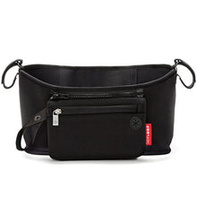 Load image into Gallery viewer, Skip Hop Universal Stroller Organizer: Insulated Beverage and Essentials Stroller Caddy, Black
