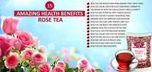 Load image into Gallery viewer, Dualspices Rose Buds & Petals Tea 4 Oz - Food Grade Edible Fragrant Natural Healthy Best for Tea, Baking, Making Rose Water, Crafting Freshest Directly from BULGARIA