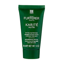Load image into Gallery viewer, Rene Furterer KARITE NUTRI Intense Nourishing Mask, Very Dry Damaged Hair, Shea Oil, Shea Butter, Travel Size, 1 oz.