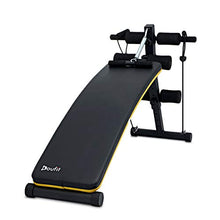Load image into Gallery viewer, Doufit Adjustable Sit Up Bench for Workout, WB-03 Abs Multi-Function Training Bench for Home Gym, Abdominal Workout Bench with 3 Adjustable Height Settings