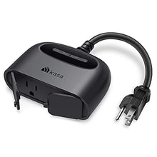 Load image into Gallery viewer, Kasa Outdoor Smart Plug, Smart Home Wi-Fi Outlet with 2 Sockets, IP64 Weather Resistance, Compatible with Alexa, Google Home & IFTTT, No Hub Required, ETL Certified(EP40)