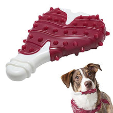 Load image into Gallery viewer, Strong Rubber Dental Toy for Your Dog Chewing, Nylon and Rubber Dog Bone Toy Reduces Boredom, Dog Teething Trainning Toys ,Chew Toys for LargeMediumSmall Puppies (Steak), 2.88inch-4.88inch