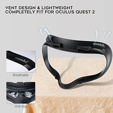 Load image into Gallery viewer, DESTEK Oculus/Meta Quest 2 Facial Interface Bracket & Face Cover, Sweatproof Anti-Light Leakage Face Pad, Breathable Face Bracket, 6in1 Oculus Quest 2 Accessory Set