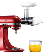 Load image into Gallery viewer, Masticating Juicer Attachment for KitchenAid All Models Stand Mixers, Masticating Juicer, Slow Juicer Attachment for KitchenAid All Models Stand Mixers, Classic White
