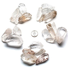Load image into Gallery viewer, KALIFANO Quartz Points Bundle (500+ Carats) - Bulk High Energy Raw Lemurian Reiki Cuarzo Crystal Used for Clarity and Purpose - Information Card Included (Family Owned & Operated)