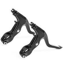 Load image into Gallery viewer, Timoo Bike Brake Levers Aluminum Alloy Bicycle Brake Handle for Mountain Bike, Road Bike, Folding Bike, MTB, 2.2cm Diameter, Black