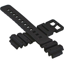 Load image into Gallery viewer, Casio G-shock 71604262 Original Factory Black Rubber Watch Band Strap fits DW-6100-1V DW-6100-7V DW-6900-1V DW-6900G-1V
