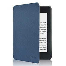 Load image into Gallery viewer, CoBak Kindle Paperwhite Case - All New PU Leather Smart Cover with Auto Sleep Wake Feature for Kindle Paperwhite 10th Generation 2018 Released, Dark Blue