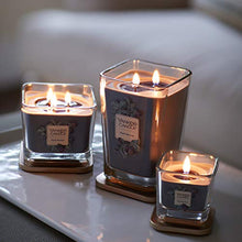 Load image into Gallery viewer, YANKEE CANDLE Elevation Coll. W/PLT Lid - Large Square Candle with 2 Large Wick Dark Berries 1591073E