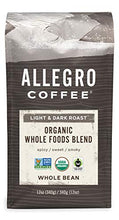 Load image into Gallery viewer, Allegro Coffee Organic Whole Foods Blend Whole Bean Coffee, 12 oz