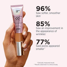 Load image into Gallery viewer, it COSMETICS Your Skin But Better Cc+ Cream Illumination, Light Medium (C) - Full-Coverage Foundation, Hydrating Serum & Spf 50+ Sunscreen - Radiant Finish - 1.08 Fl Oz Light Medium (Cool Undertone)
