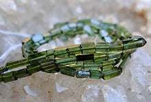 Load image into Gallery viewer, GemAbyss Beads Gemstone Dainty Jungle Green Chrome Afghan Tourmaline | Smooth Rectangle Beads | 3.5x2.4-4.5x2.5mm | Sold in Sets of 10 Beads - 28 Gauge Hole Code-MVG-32255