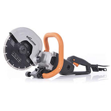 Load image into Gallery viewer, Evolution R230DCT - 9 in Concrete Saw (Aka Circular Saw, Angle Grinder, Chop Saw, Cut Off Saw, Demo Saw, Disc Cutter, Power Cutter) - 15A Motor, No Gas - 3-1/2 In Cut - Incl Diamond Masonry Blade