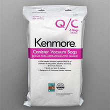 Load image into Gallery viewer, Sears Genuine 6-Pack Кеnmоrе Canister Vacuum Bags 53292 Type Q - C HEPA for Canister Vacuums Cleaner