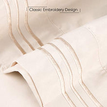 Load image into Gallery viewer, FAPO Queen Bed Sheets Set, 6 Piece Super Brushed Microfiber 1800 Bedding Sheets & Pillowcases-Wrinkle & Fade & Hypoallergenic Resistant Bed Sets-Easy Fit and Breathable & Cooling Sheets (Beige) …
