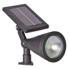 Load image into Gallery viewer, Sterno Home GL40460 Outdoor Solar LED Black Light Kit, Ground or Wall Mountable, Landscape Waterproof Security Lighting with Adjustable Spotlight for Patio, Porch, Deck, Garden, Pool - 2 Pack