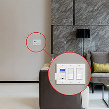 Load image into Gallery viewer, ENERLITES Decorator Light Switch or Receptacle Outlet Wall Plate, Gloss Finish, Size 3-Gang 4.50" x 6.38", Polycarbonate Thermoplastic, 8833-W, White
