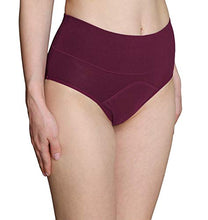 Load image into Gallery viewer, INNERSY Womens Menstrual Period Panties High Waist Cotton Postpartum Underwear 3 Pack(X-Large, Dark Red&Navy&Gray)