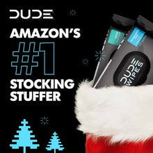 Load image into Gallery viewer, DUDE Wipes Flushable Wipes 48 Count Dispenser, Unscented Wet Wipes with Vitamin-E & Aloe for at-Home Use, Septic and Sewer Safe