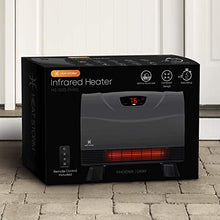 Load image into Gallery viewer, Heat Storm Phoenix HS-1500-PHX, Infrared Space Heater with Attachable Feet, Remote Control, Energy Efficient-750-1500 Watts, Gray Floor or Wall