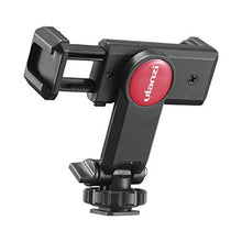 Load image into Gallery viewer, ULANZI Universal Phone Tripod Mount with Cold Shoe Mount, Rotated Cell Phone Clamp Holder Smartphone Clip Adapter for iPhone 11 Pro Max X XR Xs Max 8 7 Plus Samsung Galaxy s10 s9 Note10 Google OnePlus