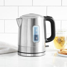 Load image into Gallery viewer, AmazonBasics Stainless Steel Portable Fast, Electric Hot Water Kettle for Tea and Coffee, 1 Liter, Silver
