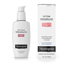 Load image into Gallery viewer, Neutrogena Oil Free Moisture Glycerin Face Moisturizer & Neck Cream for Combination Skin, Lightweight, Oil Absorbing Facial Moisturizer Lotion for a Soft Natural Matte, 4 fl. oz
