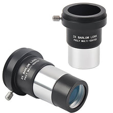 Load image into Gallery viewer, Gosky 1.25inch 6mm 12.5mm 32mm 40mm Plossl Telescope Eyepieces and 2X Barlow Lens Set