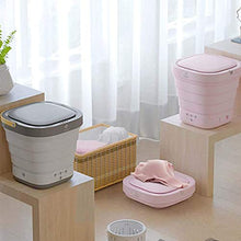 Load image into Gallery viewer, ZQW 2020 Upgraded Portable Washing Machine, Folding Fully automatic Laundry Machine, Turbine Washer, USB Cable, Low Noise, Mini Washing Machine for Camping, Apartments, Dorms, Business Trip