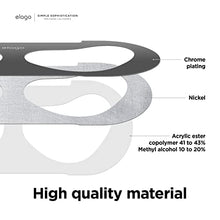 Load image into Gallery viewer, elago Dust Guard Compatible with AirPods 3 Case, Dust-Proof Sticker Compatible with AirPods 3rd Generation Case 2021, Protection from Iron & Metal Shavings, Clean Your AirPods (1 Set, Dark Grey)