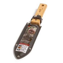Load image into Gallery viewer, Nisaku NJP650 Hori-Hori Weeding & Digging Knife, Authentic Tomita (Est. 1960) Japanese Stainless Steel, 7.25" Blade, Wood Handle
