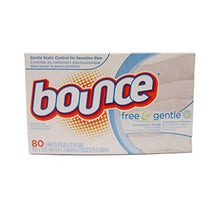 Load image into Gallery viewer, Bounce Free & Gentle, Fabric Softener Sheets, 80 Count
