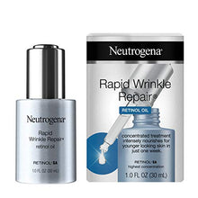 Load image into Gallery viewer, Neutrogena Rapid Wrinkle Repair Retinol Anti-Wrinkle Oil, Lightweight Anti-Wrinkle Face Serum to Fight Dark Spots, Deep Wrinkle Treatment, 0.3% Concentrated Retinol, 1.0 fl. oz