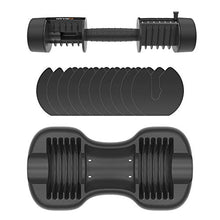 Load image into Gallery viewer, ATIVAFIT Adjustable Dumbbells 44 lbs-20KG Weight for Workout Strength Training Fitness Weight Gym (Single
