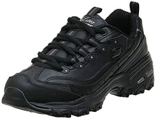 Load image into Gallery viewer, Skechers Sport womens D'LITES FRESH START Memory Foam Lace-up Sneaker,Black Silver,6.5 M US