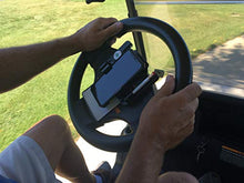 Load image into Gallery viewer, Caddie Buddy Golf Cart Steering Wheel Phone Mount/Scorecard Pro