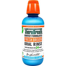 Load image into Gallery viewer, TheraBreath Fresh Breath Dentist Formulated Oral Rinse, Icy Mint, 16 Fl Oz (Pack of 2)