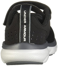 Load image into Gallery viewer, Under Armour Unisex Little Kid Pre School Assert 8 Alternate Closure , Black (001)/Mod Gray , 2