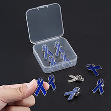 Load image into Gallery viewer, WANDIC Yellow Ribbon Pin, 20 Pcs Classic Metal Hope Ribbon Brooches Sacroma, Bone Cancer Awareness Enamel Jewelry Pins for Support Movement Badge Gifts