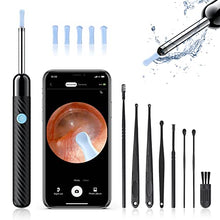 Load image into Gallery viewer, Ear Wax Removal - Earwax Remover Tool with 8 Pcs Ear Set - Ear Cleaner with Camera - Earwax Removal Kit with Light - Ear Camera with 6 Ear Spoon - Ear Cleaner for Kids, Adults & Pets