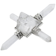 Load image into Gallery viewer, rockcloud Pyramid Energy Generator,Reiki Chakra Healing Crystal Stone,Rock Quartz
